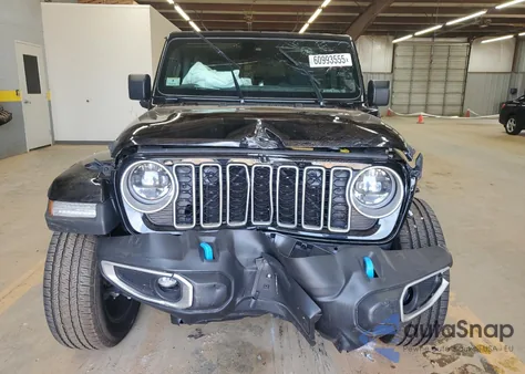 2024 Jeep Wrangler Sahara 4Xe from USA, damaged, VIN 1C4RJXP67RW292134